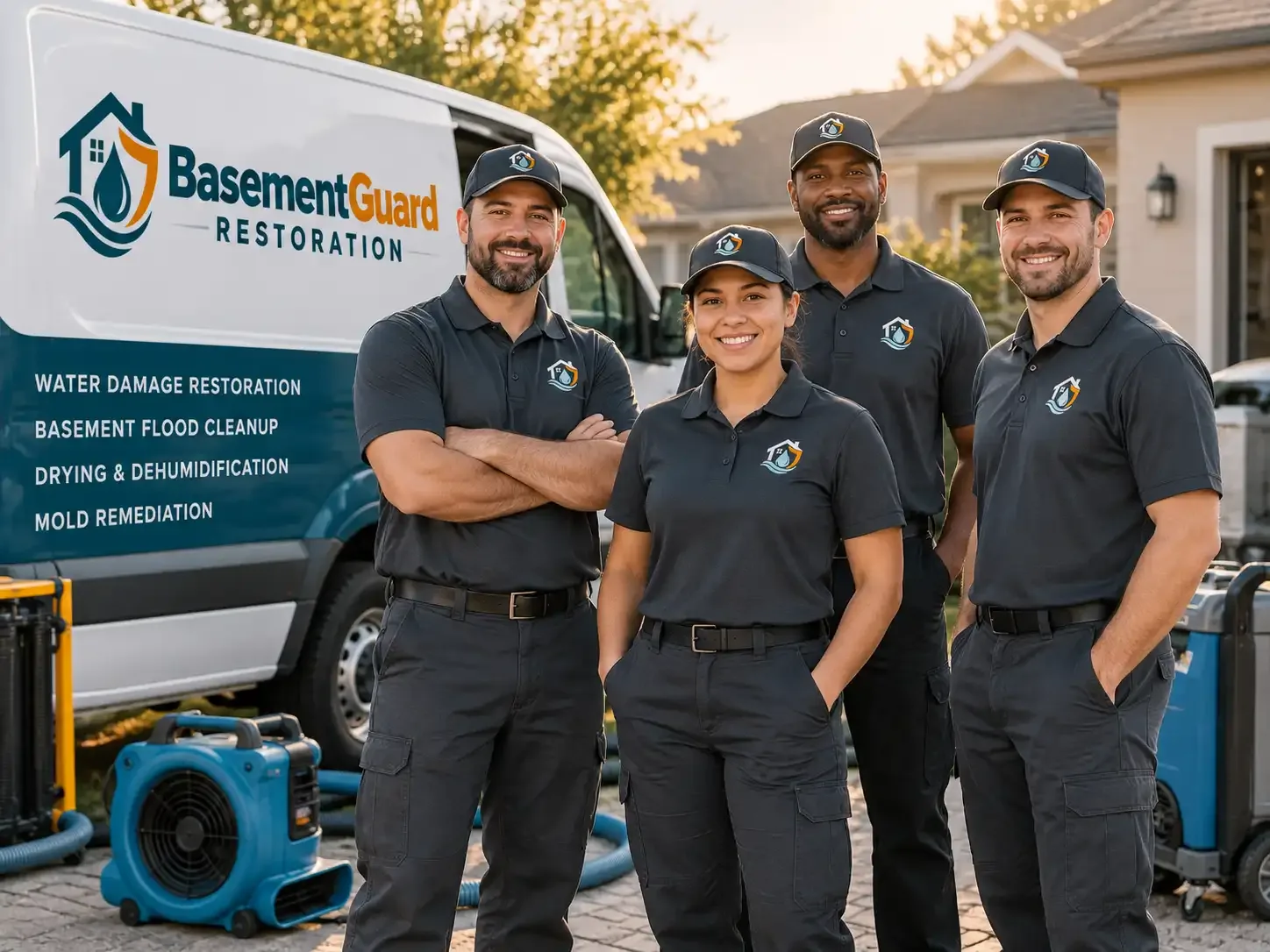 Basement Water Damage Restoration company in Castana, IA